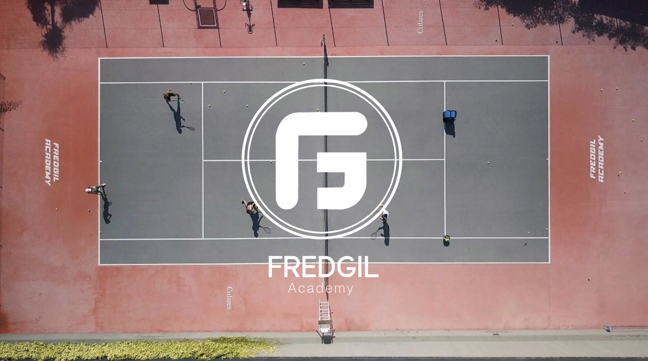 FREDGIL Academy Tennis Court Aerial View
