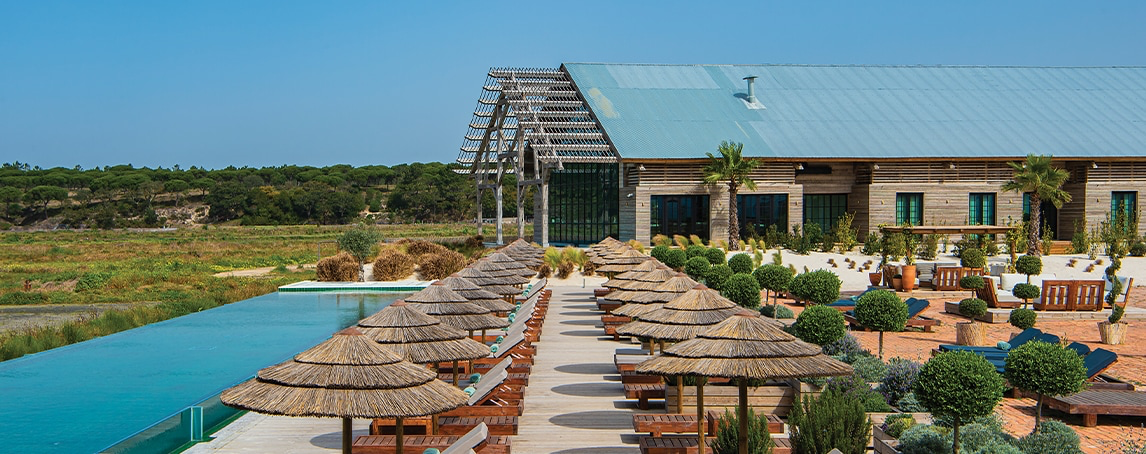 Luxury wellness and pool experience